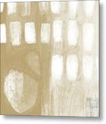 Sand And Stone 4- Contemporary Abstract Art By Linda Woods Metal Print