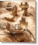 Sand Castle 4065 Metal Print