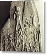 Sandstone Stele Metal Print