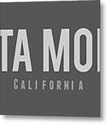 Santa Monica California Metal Print