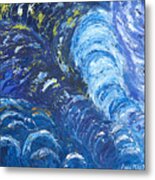 Sapphire Is The Color Of Your Energy Metal Print