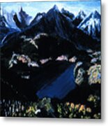 Sapphire Lake Metal Print