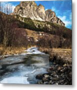 Sassongher - Corvara, Alta Badia - Landscape Photography Metal Print