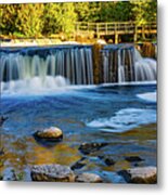 Sauble Falls Autumn Evening Metal Print