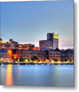 Savannah Skyline Metal Print