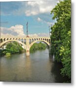 Schuylkill River At The Manayunk Bridge - Philadelphia Metal Print