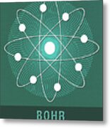 Science Posters - Niels Bohr - Physicist Metal Print