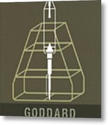 Science Posters - Robert.h.goddard - Engineer, Physicist, Inventor Metal Print
