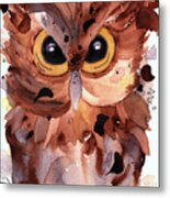 Screech Owl Metal Print