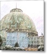 Scripps Whitcomb Conservatory Metal Print