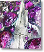 Sea Of Amethysts Travel Log 06 Metal Print