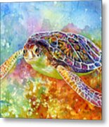 Sea Turtle 3 Metal Print
