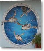 Sea Turtles Metal Print