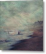 Searching The Sands Metal Print
