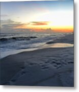 Seaside Sunset Metal Print