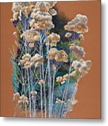 Sedona Rabbit Brush Metal Print