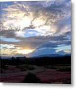 Sedona Sunset Sky Metal Print