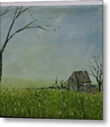 Set Well Back From The Road Metal Print