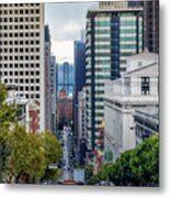 Sf Trolley Metal Print