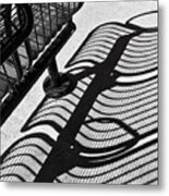 Shadow Play. At The Station. Metal Print