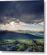 Shadows Over Mountains Metal Print