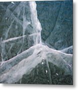 Shattered Ice Metal Print