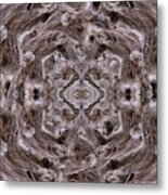 Sheep's Head Vortex Kaleidoscope Metal Print