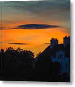 Sherbet Sky Sunset Metal Print