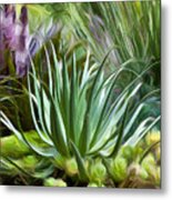 Sherrie's Spider Agave Metal Print