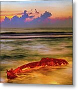 Shipwreck On The Outer Banks The End Ap Metal Print