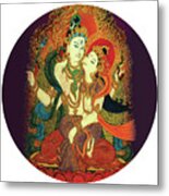 Shiva Shakti Metal Print