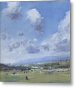 Shower Clouds Over The Yar Valley Metal Print