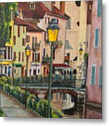 Side Streets In Annecy Metal Print
