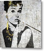 Silver Screen Breakfast At Tiffany's Metal Print