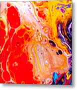 Singer - Colorful Abstract Painting Metal Print