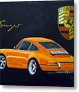 Singer Porsche Metal Print