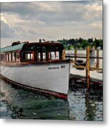 Skaneatelesmailboat Metal Print