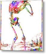 Skeleton Metal Print