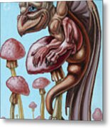 Slithy Tove Metal Print