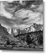 Smith Rock Bw Metal Print