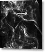 Smoke Abstraction Metal Print