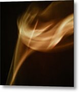 Smoke Art Abstract Metal Print