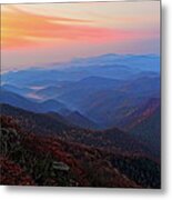 Dawn From Standing Indian Mountain Metal Print