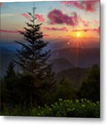 Smoky Mountain Sunset Metal Print