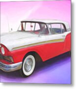 Smooth Rider Metal Print