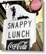 Snappy Lunch Metal Print