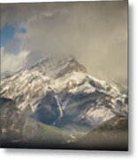 Snow On The Mountain Metal Print