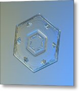 Snowflake Photo - Cryogenia Metal Print