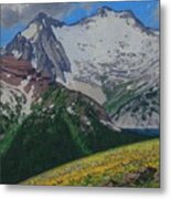 Snowmass Mountain Metal Print