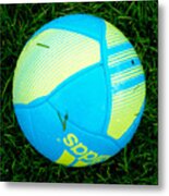 Soccer Ball Metal Print